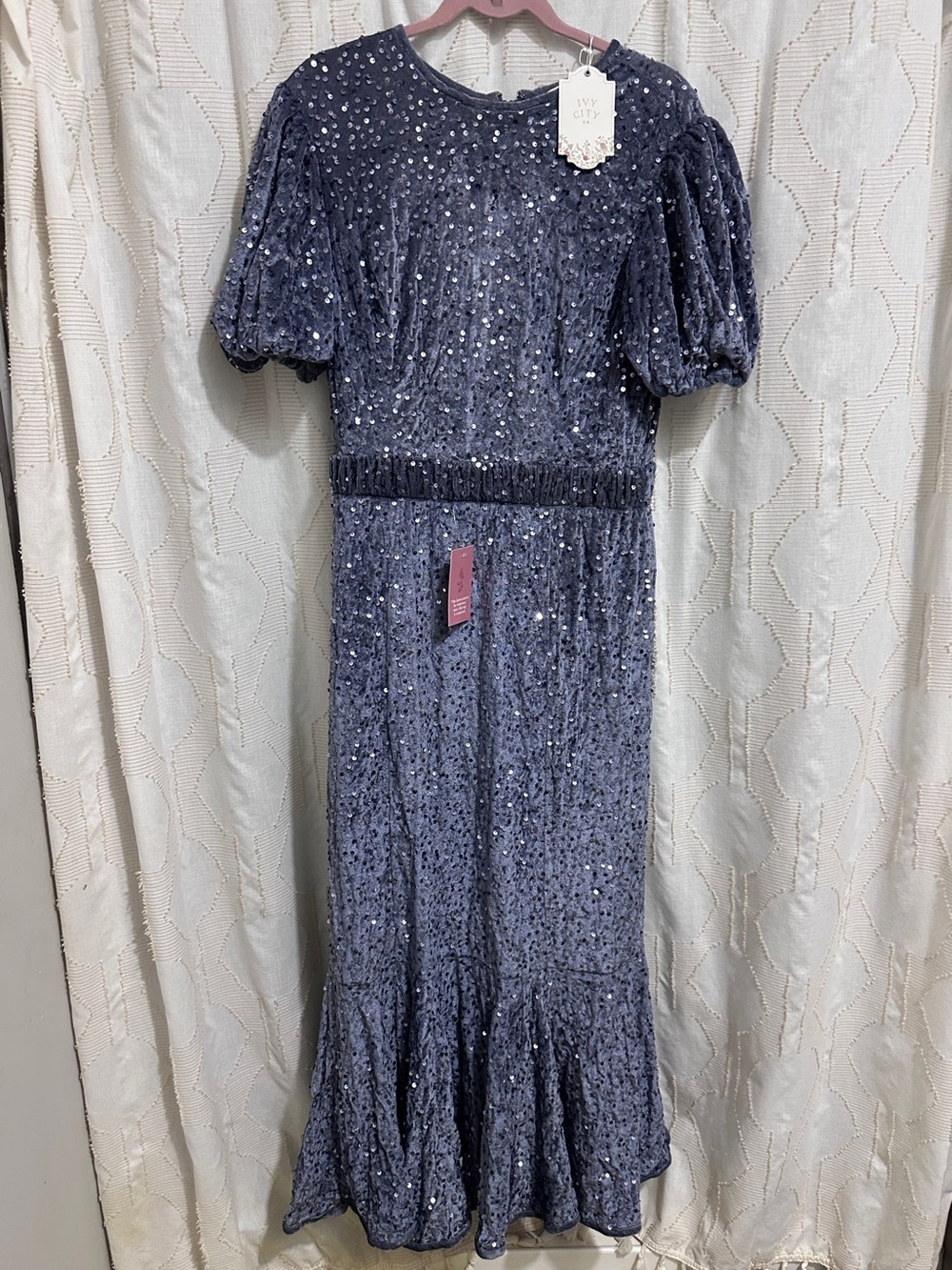 IVY CITY CO Melrose Dress in Steele